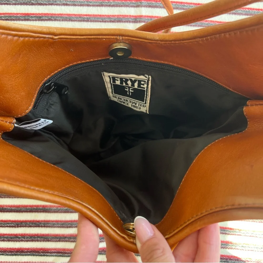 Frye Mustard Yellow Leather Shoulder Bag